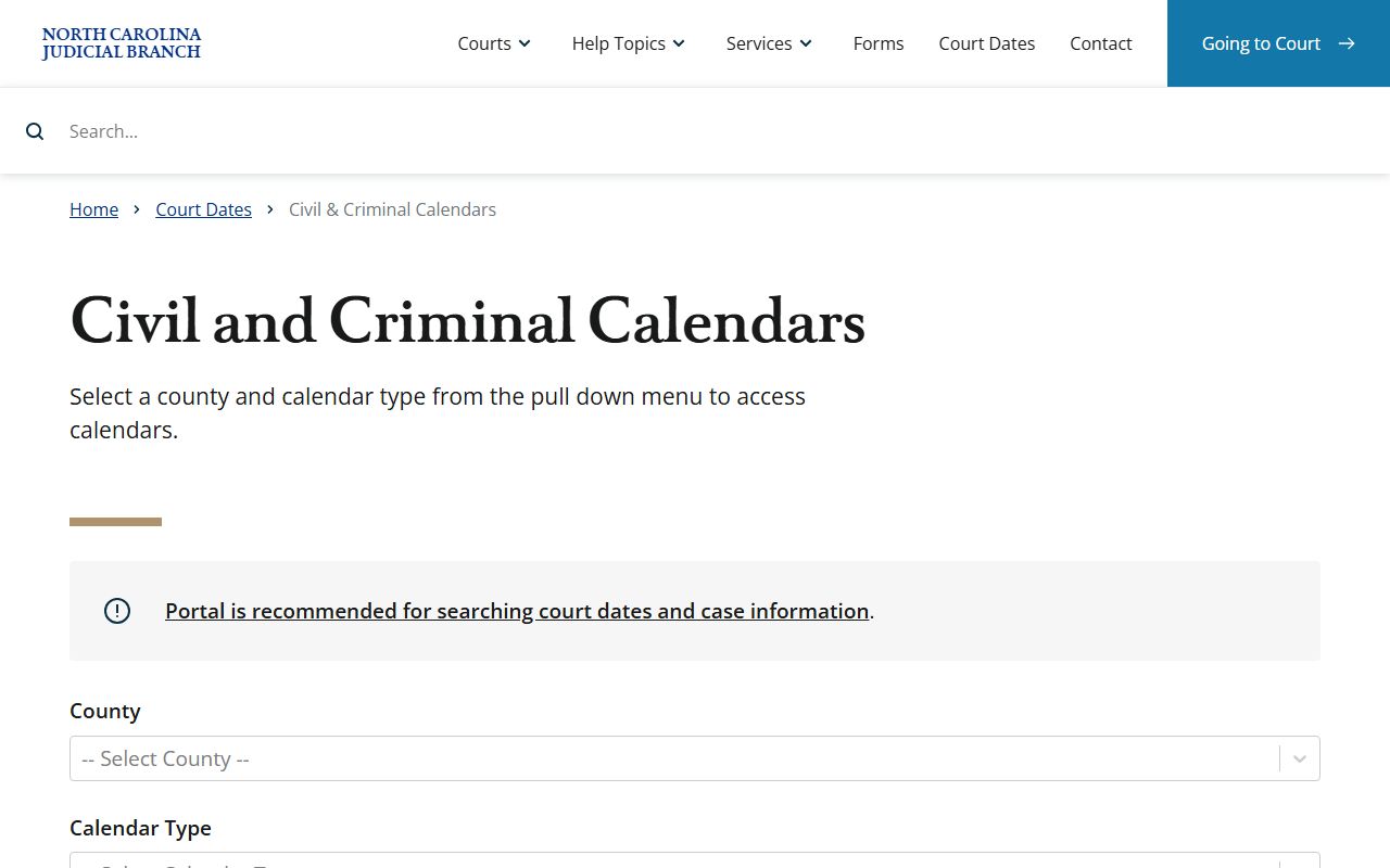 Swain County court dockets North Carolina court calendars