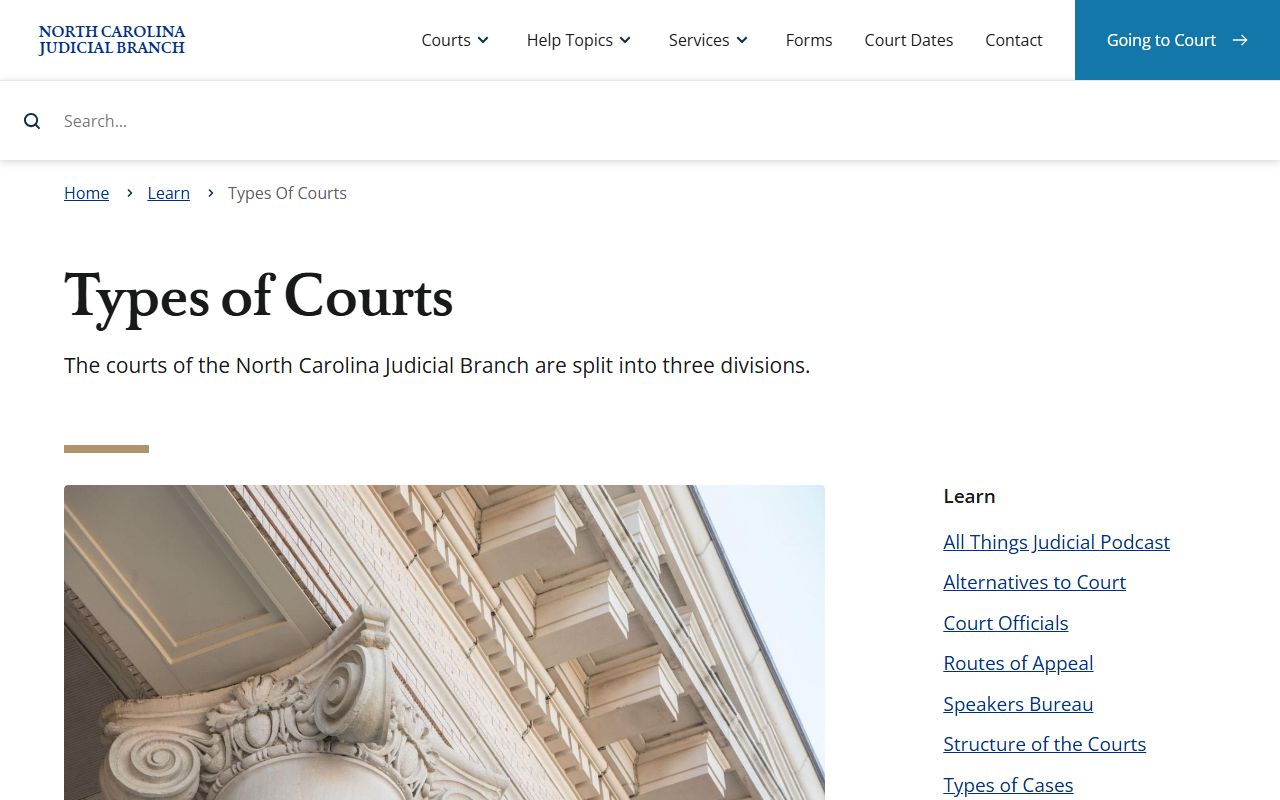 Swain County District Court records court types