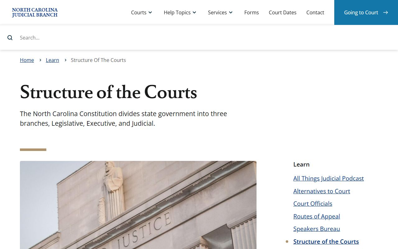 Swain County District Court records North Carolina court structure