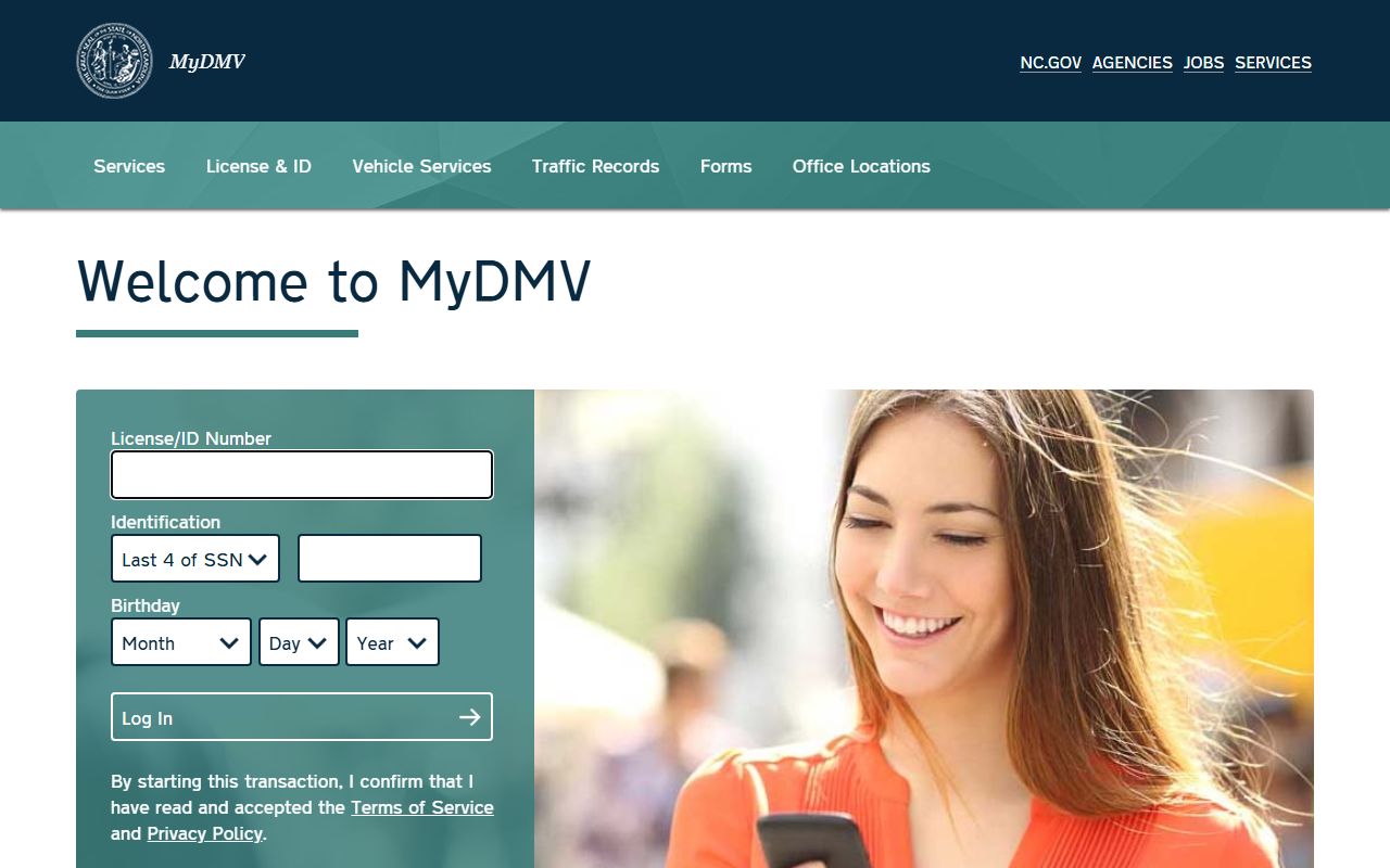 Swain County traffic court records NCDMV MyDMV portal